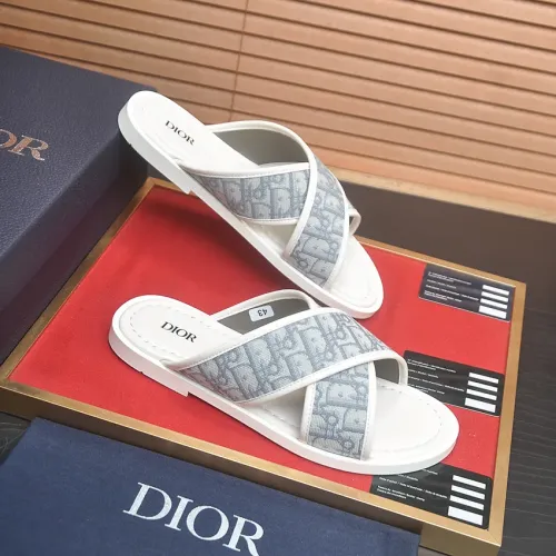 Replica Christian Dior Slippers For Men #1434562 $52.00 USD for Wholesale
