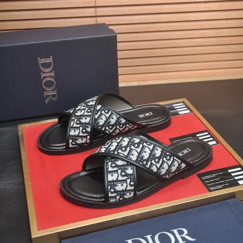 Wholesale Christian Dior Slippers For Men #1434563 $52.00 USD, Wholesale Quality Replica Christian Dior Slippers