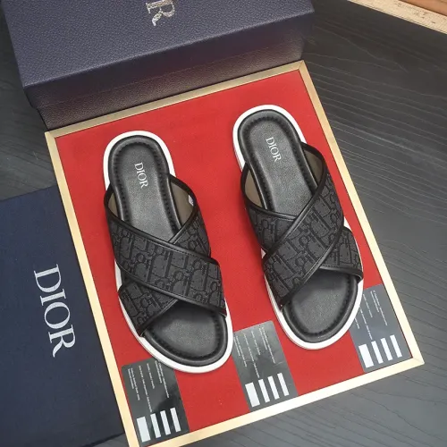 Replica Christian Dior Slippers For Men #1434564 $52.00 USD for Wholesale