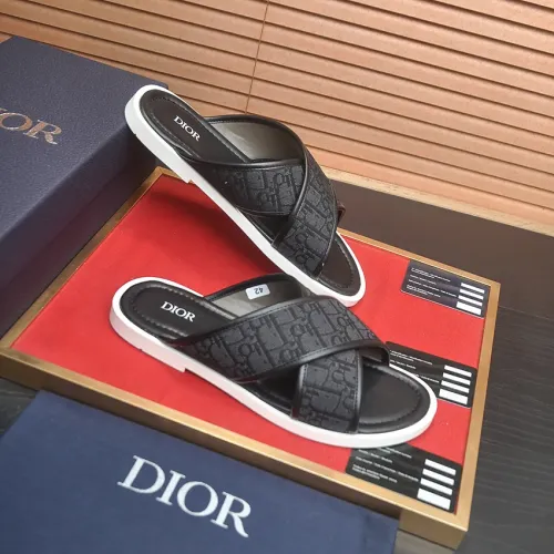 Replica Christian Dior Slippers For Men #1434564 $52.00 USD for Wholesale
