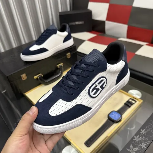 Wholesale Armani Casual Shoes For Men #1434633 $76.00 USD, Wholesale Quality Replica Armani Casual Shoes