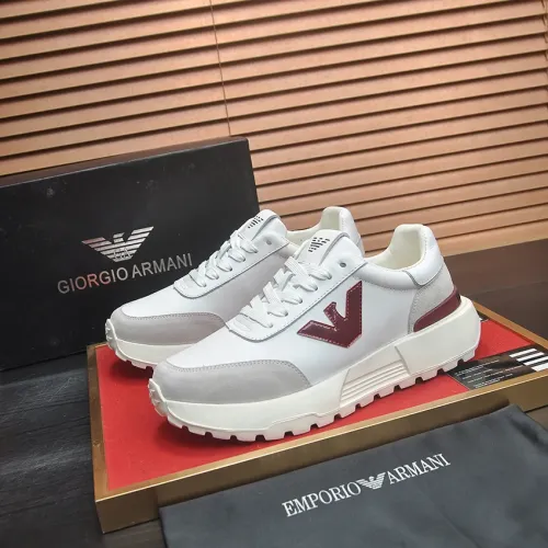 Wholesale Armani Casual Shoes For Men #1434644 $92.00 USD, Wholesale Quality Replica Armani Casual Shoes