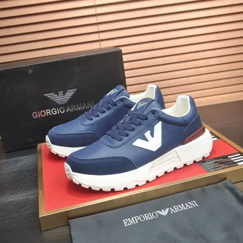 Wholesale Armani Casual Shoes For Men #1434645 $92.00 USD, Wholesale Quality Replica Armani Casual Shoes