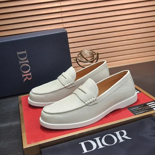 Wholesale Christian Dior Leather Shoes For Men #1434692 $102.00 USD, Wholesale Quality Replica Christian Dior Leather Shoes