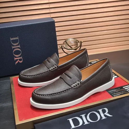 Wholesale Christian Dior Leather Shoes For Men #1434694 $102.00 USD, Wholesale Quality Replica Christian Dior Leather Shoes