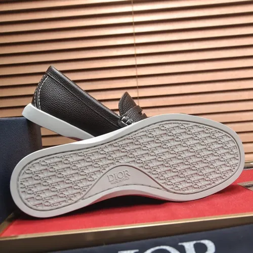 Replica Christian Dior Leather Shoes For Men #1434694 $102.00 USD for Wholesale