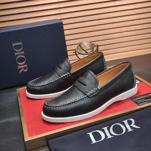 Wholesale Christian Dior Leather Shoes For Men #1434695 $102.00 USD, Wholesale Quality Replica Christian Dior Leather Shoes