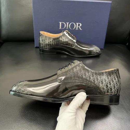 Replica Christian Dior Leather Shoes For Men #1434764 $165.00 USD for Wholesale