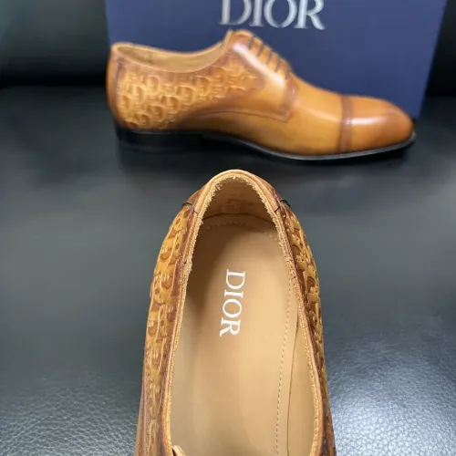 Replica Christian Dior Leather Shoes For Men #1434765 $165.00 USD for Wholesale