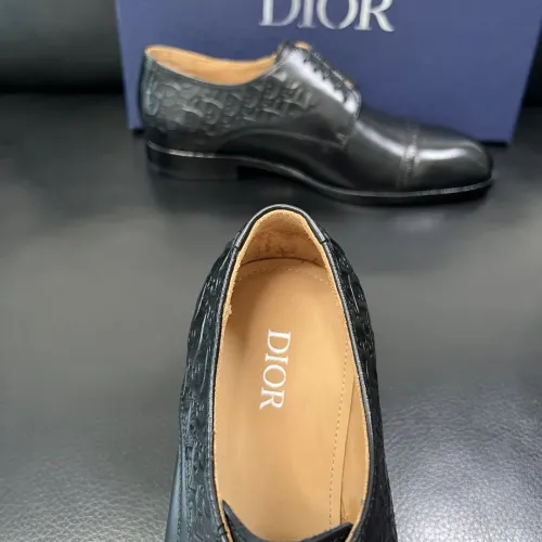 Replica Christian Dior Leather Shoes For Men #1434766 $165.00 USD for Wholesale