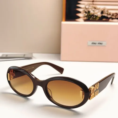 Wholesale MIU MIU AAA Quality Sunglasses #1434818 $60.00 USD, Wholesale Quality Replica MIU MIU AAA Sunglasses