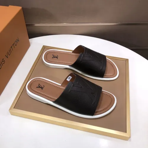 Wholesale Louis Vuitton Slippers For Men #1434837 $52.00 USD, Wholesale Quality Replica Louis Vuitton Slippers