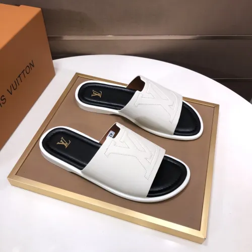 Wholesale Louis Vuitton Slippers For Men #1434838 $52.00 USD, Wholesale Quality Replica Louis Vuitton Slippers
