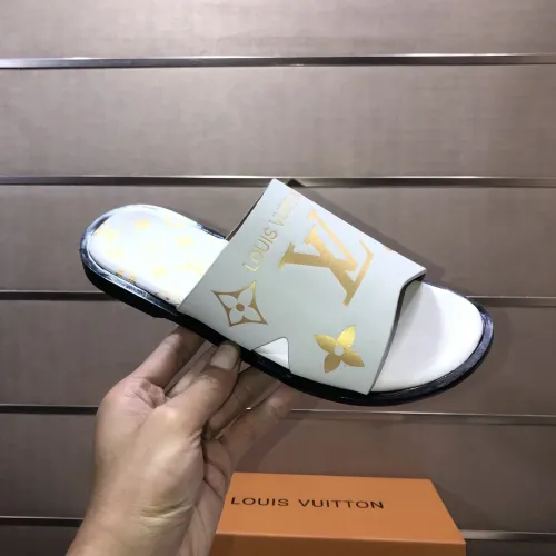 Replica Louis Vuitton Slippers For Men #1434845 $52.00 USD for Wholesale