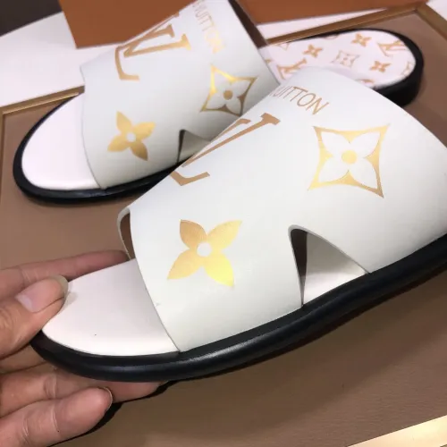 Replica Louis Vuitton Slippers For Men #1434845 $52.00 USD for Wholesale