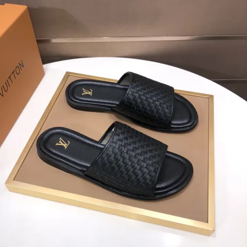 Wholesale Louis Vuitton Slippers For Men #1434848 $52.00 USD, Wholesale Quality Replica Louis Vuitton Slippers