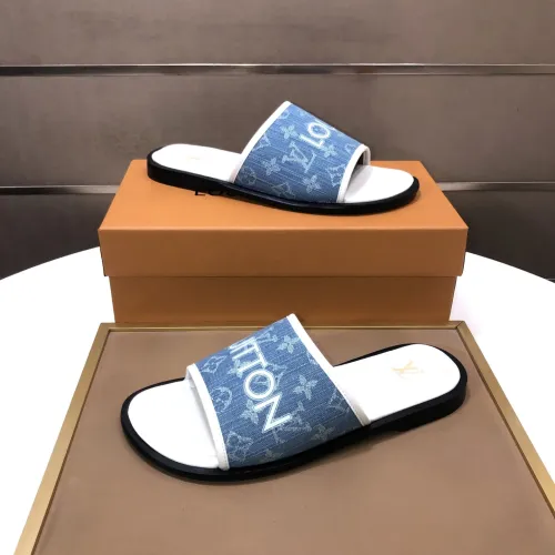 Replica Louis Vuitton Slippers For Men #1434850 $52.00 USD for Wholesale