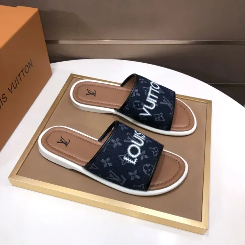Wholesale Louis Vuitton Slippers For Men #1434851 $52.00 USD, Wholesale Quality Replica Louis Vuitton Slippers