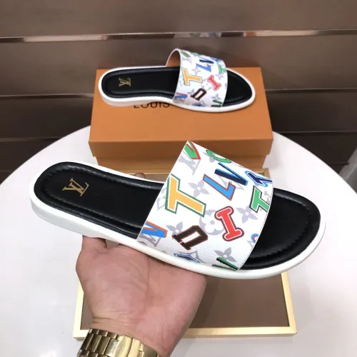 Replica Louis Vuitton Slippers For Men #1434858 $52.00 USD for Wholesale