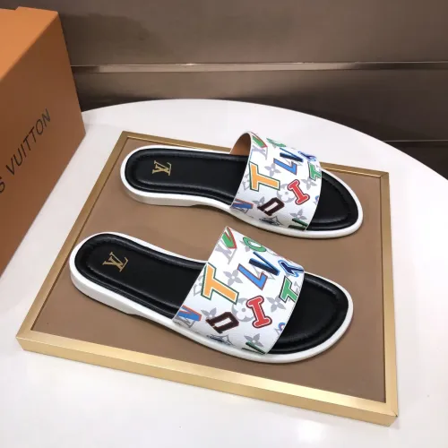 Replica Louis Vuitton Slippers For Men #1434858 $52.00 USD for Wholesale