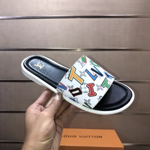 Replica Louis Vuitton Slippers For Men #1434858 $52.00 USD for Wholesale