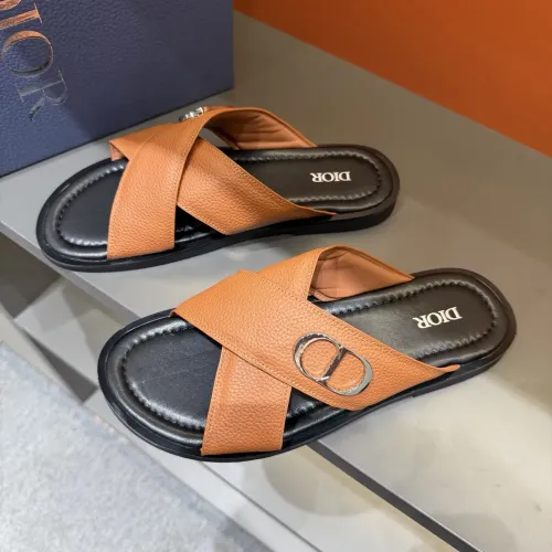 Wholesale Christian Dior Slippers For Men #1434863 $52.00 USD, Wholesale Quality Replica Christian Dior Slippers