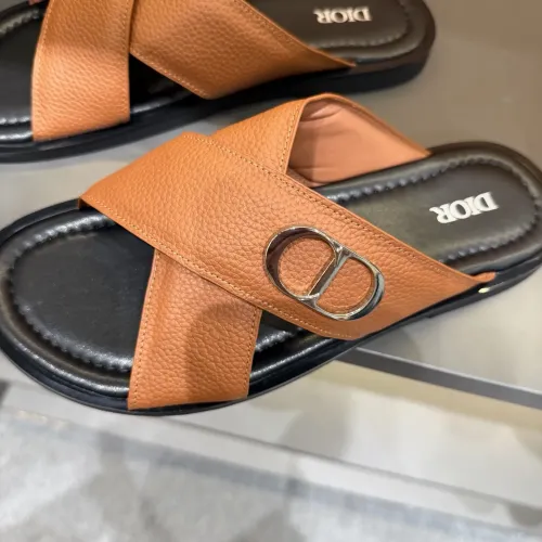 Replica Christian Dior Slippers For Men #1434863 $52.00 USD for Wholesale