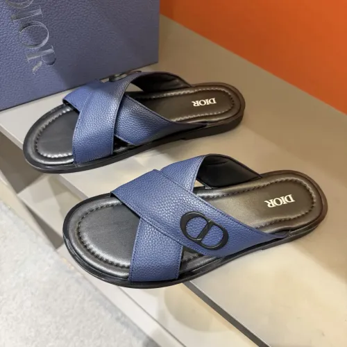 Wholesale Christian Dior Slippers For Men #1434865 $52.00 USD, Wholesale Quality Replica Christian Dior Slippers