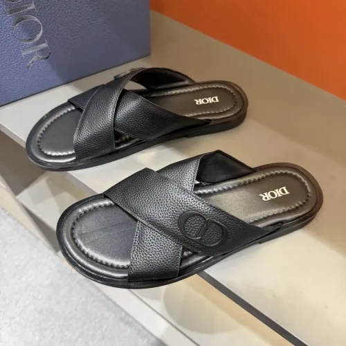 Wholesale Christian Dior Slippers For Men #1434866 $52.00 USD, Wholesale Quality Replica Christian Dior Slippers