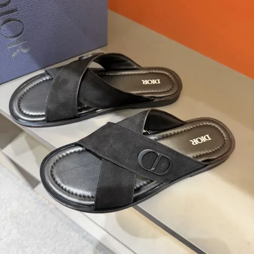 Wholesale Christian Dior Slippers For Men #1434867 $52.00 USD, Wholesale Quality Replica Christian Dior Slippers