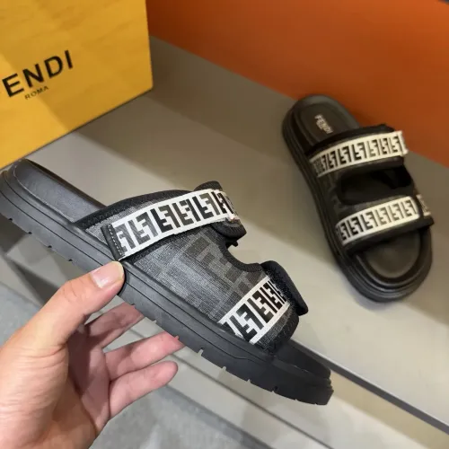 Replica Fendi Slippers For Men #1434868 $60.00 USD for Wholesale