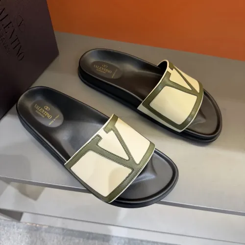 Replica Valentino Slippers For Men #1434871 $52.00 USD for Wholesale