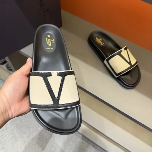 Replica Valentino Slippers For Men #1434873 $52.00 USD for Wholesale