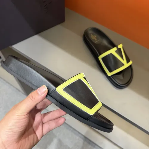Replica Valentino Slippers For Men #1434874 $52.00 USD for Wholesale