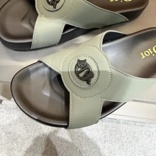 Replica Christian Dior Slippers For Men #1434878 $52.00 USD for Wholesale