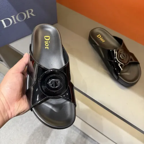 Replica Christian Dior Slippers For Men #1434879 $52.00 USD for Wholesale