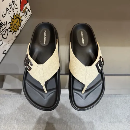 Replica Dolce & Gabbana D&G Slippers For Men #1434886 $52.00 USD for Wholesale