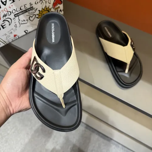 Replica Dolce & Gabbana D&G Slippers For Men #1434886 $52.00 USD for Wholesale