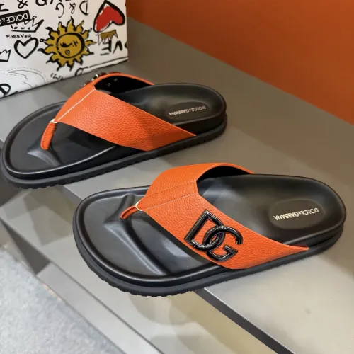 Wholesale Dolce &amp; Gabbana D&amp;G Slippers For Men #1434888 $52.00 USD, Wholesale Quality Replica Dolce &amp; Gabbana D&amp;G Slippers