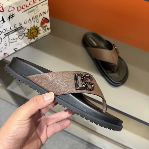 Replica Dolce & Gabbana D&G Slippers For Men #1434889 $52.00 USD for Wholesale