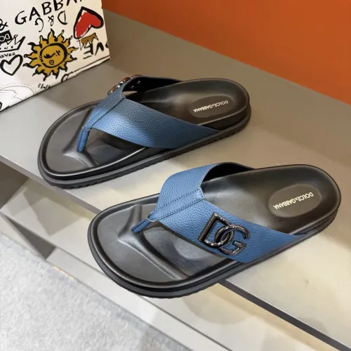 Wholesale Dolce &amp; Gabbana D&amp;G Slippers For Men #1434891 $52.00 USD, Wholesale Quality Replica Dolce &amp; Gabbana D&amp;G Slippers