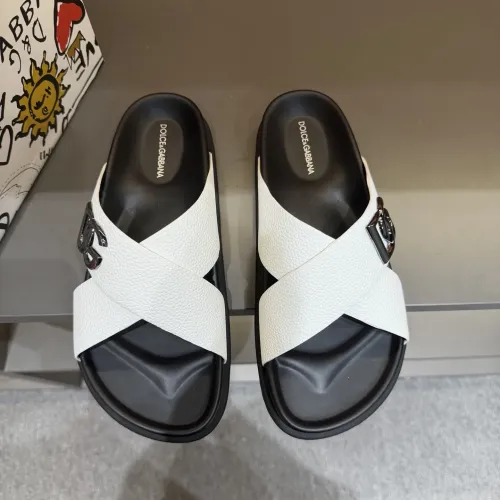 Replica Dolce & Gabbana D&G Slippers For Men #1434895 $52.00 USD for Wholesale