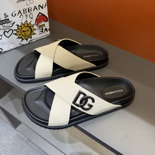 Wholesale Dolce &amp; Gabbana D&amp;G Slippers For Men #1434896 $52.00 USD, Wholesale Quality Replica Dolce &amp; Gabbana D&amp;G Slippers