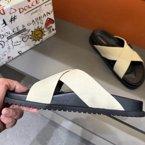 Replica Dolce & Gabbana D&G Slippers For Men #1434896 $52.00 USD for Wholesale