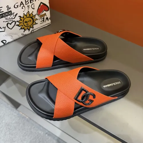 Wholesale Dolce &amp; Gabbana D&amp;G Slippers For Men #1434898 $52.00 USD, Wholesale Quality Replica Dolce &amp; Gabbana D&amp;G Slippers