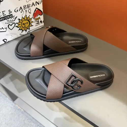 Wholesale Dolce &amp; Gabbana D&amp;G Slippers For Men #1434899 $52.00 USD, Wholesale Quality Replica Dolce &amp; Gabbana D&amp;G Slippers