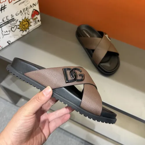 Replica Dolce & Gabbana D&G Slippers For Men #1434899 $52.00 USD for Wholesale