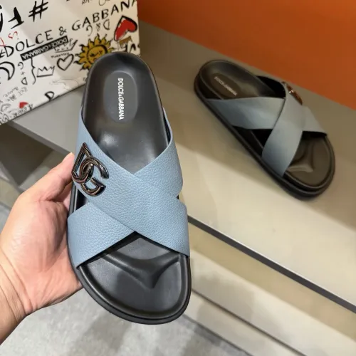Replica Dolce & Gabbana D&G Slippers For Men #1434900 $52.00 USD for Wholesale