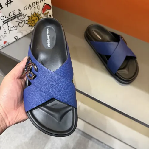 Replica Dolce & Gabbana D&G Slippers For Men #1434902 $52.00 USD for Wholesale