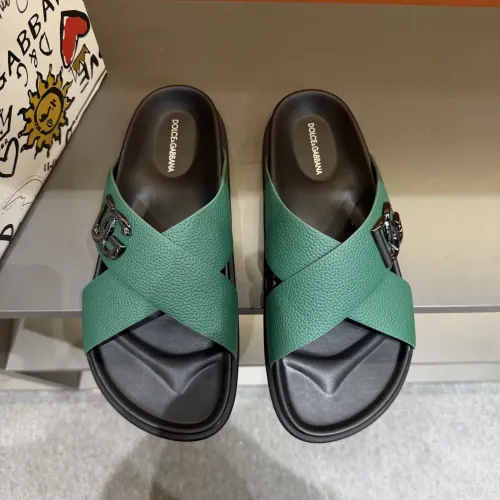 Replica Dolce & Gabbana D&G Slippers For Men #1434903 $52.00 USD for Wholesale